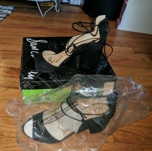 Sam Edelman open toe sandal heels